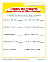 Math Worksheet Activity - Properties